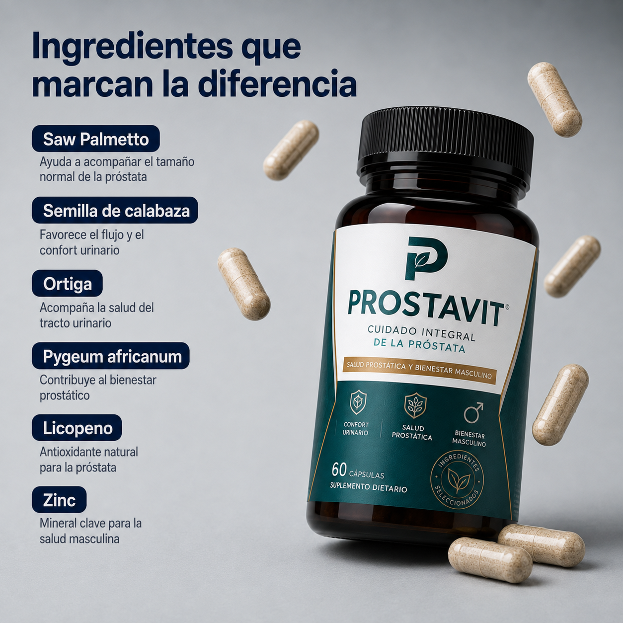 Prostavit™ - Cuida tu prostata desde adentro