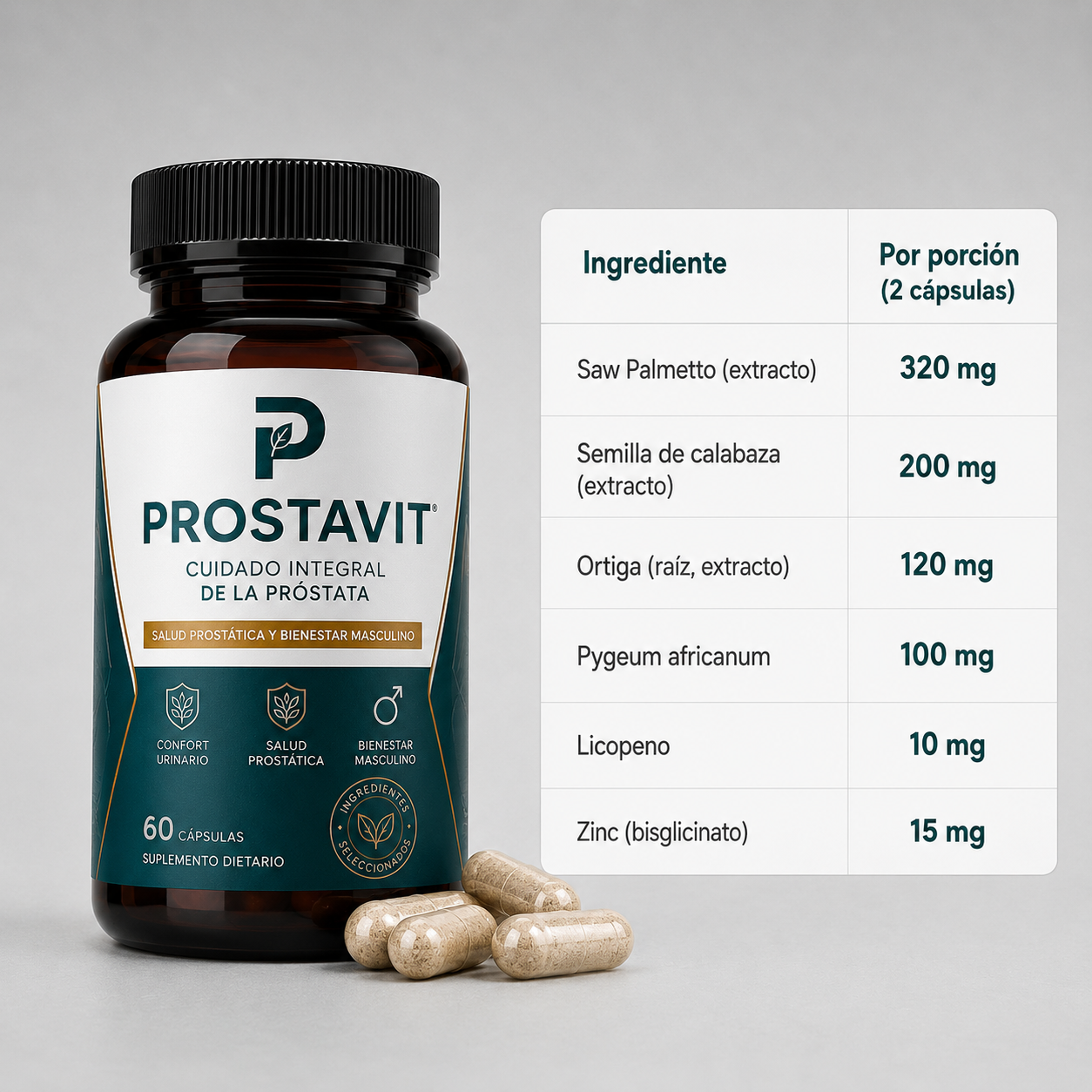 Prostavit™ - Cuida tu prostata desde adentro
